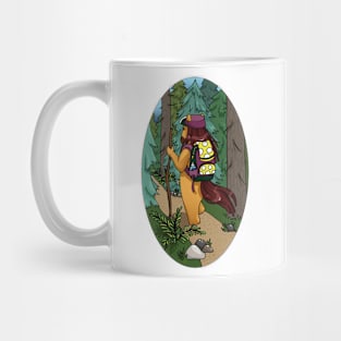 Horse goes camping Mug